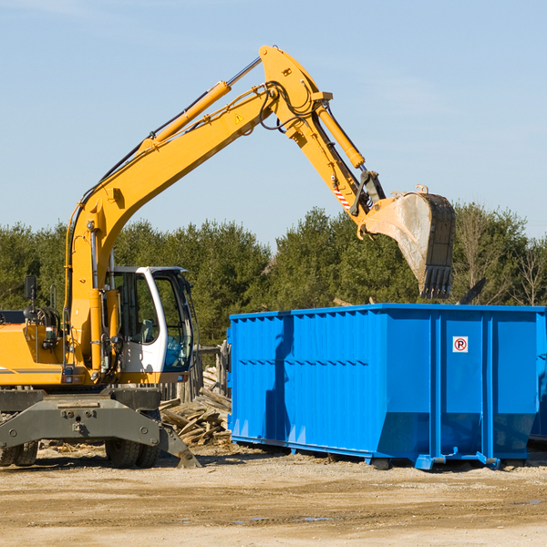 what kind of customer support is available for residential dumpster rentals in Wesley Chapel